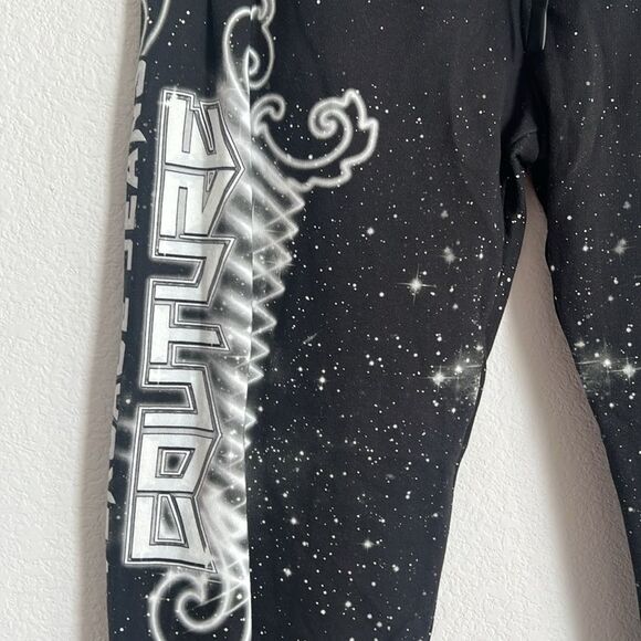 Versace Jeans Couture Felpa Panel Galaxy Sweatpants in Black-White, New, Size L - Picture 7 of 16